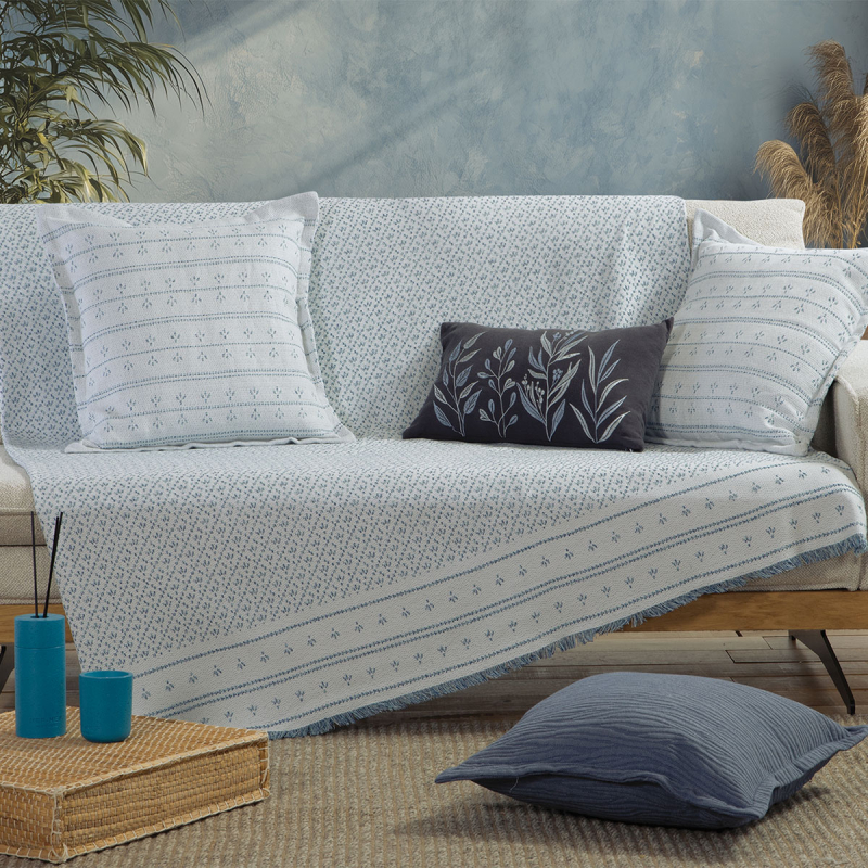 Ριχτάρι Πολυθρόνας (170x180) Nef-Nef Homeware Blue Ishmar