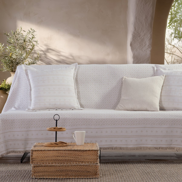 Ριχτάρι Καναπέ Διθέσιου (170x250) Nef-Nef Homeware Ishmar Beige