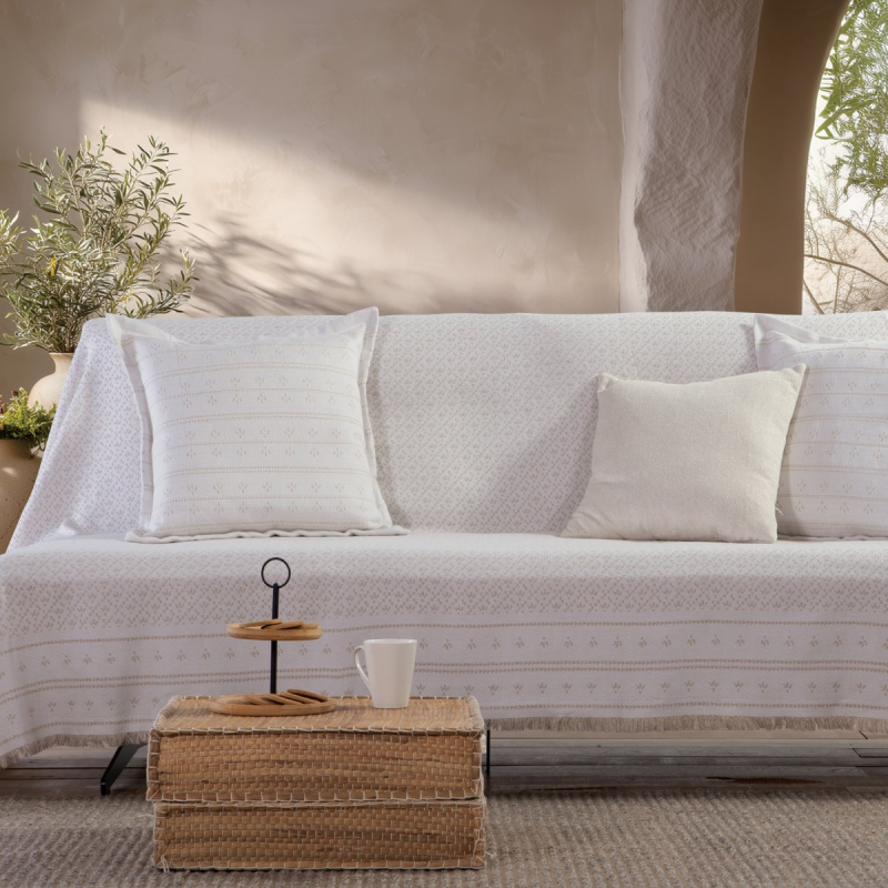 Ριχτάρι Πολυθρόνας (170x180) Nef-Nef Homeware Ishmar Beige