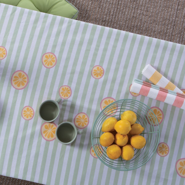 Αλέκιαστο Τραπεζομάντηλο (140x180) Nef-Nef Homeware Lemonade