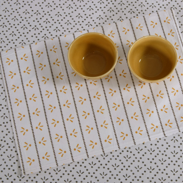 Σουπλά 2 Όψεων (33x48) Nef-Nef Homeware Ishmar Ecru - Black