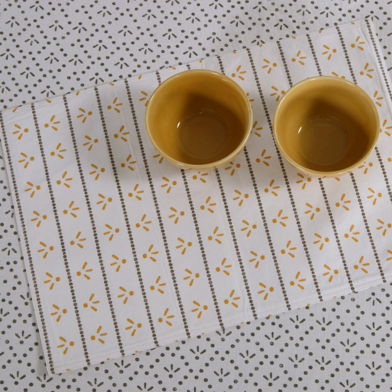 Σουπλά 2 Όψεων (33x48) Nef-Nef Homeware Ishmar Ecru - Black