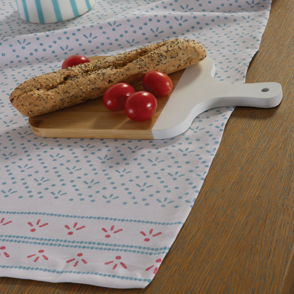 Τραβέρσα (45x140) Nef-Nef Homeware Blue Ishmar Ecru - Aqua