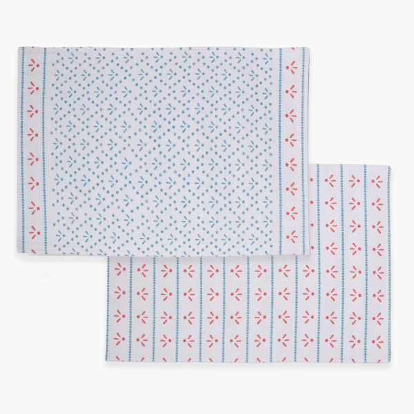 Σουπλά 2 Όψεων (33x48) Nef-Nef Homeware Ishmar Ecru - Aqua