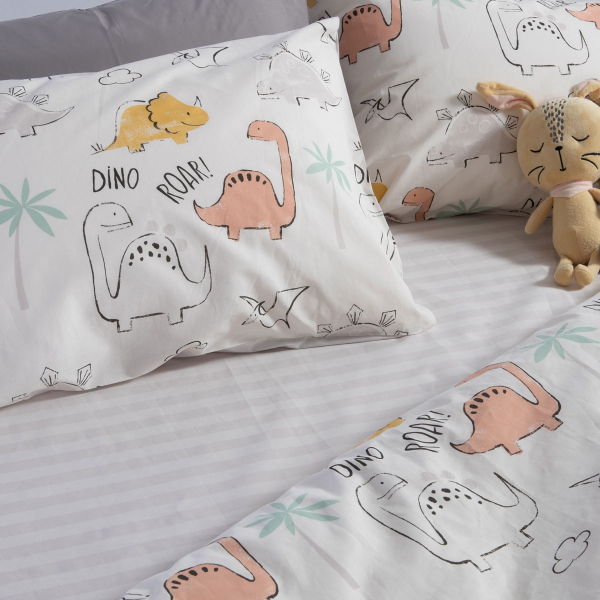 Σεντόνια Μονά (Σετ) Nef-Nef Homeware Dinosaur Art