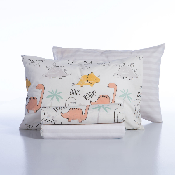 Σεντόνια Μονά (Σετ) Nef-Nef Homeware Dinosaur Art