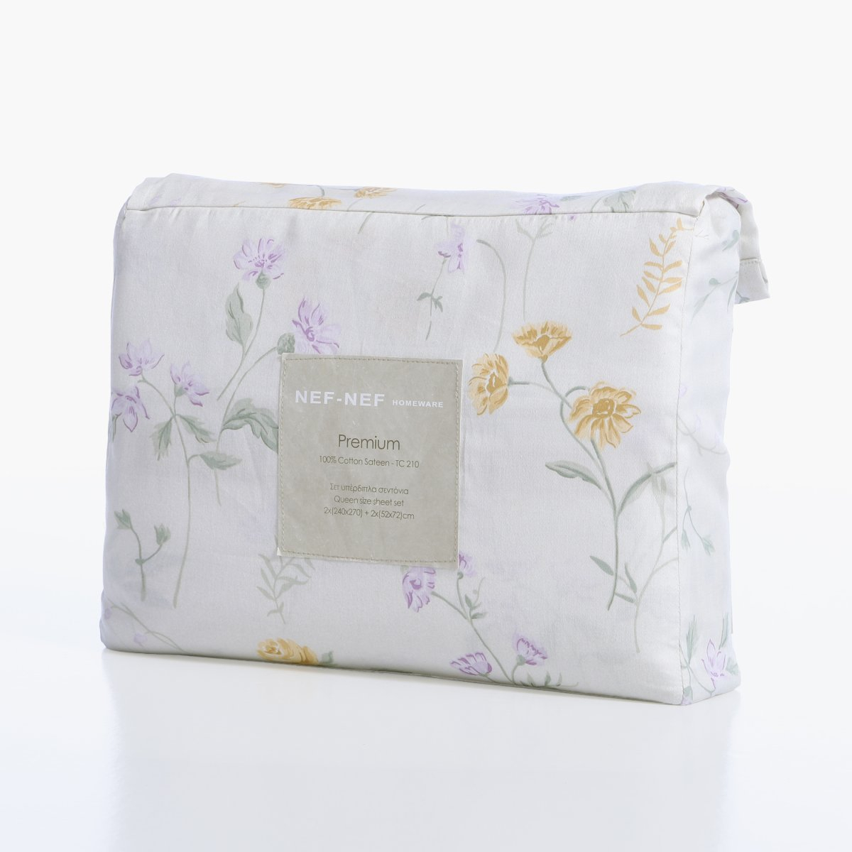 Σεντόνια Υπέρδιπλα (Σετ) Nef-Nef Homeware Premium Rozaria Home Λευκά Είδη Κρεβατοκάμαρας Spitishop