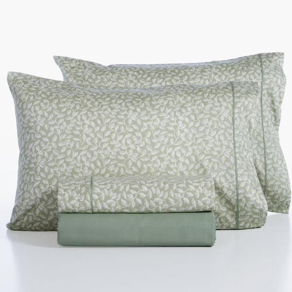 Σεντόνια Υπέρδιπλα (Σετ) Nef-Nef Homeware Elements Calming Green