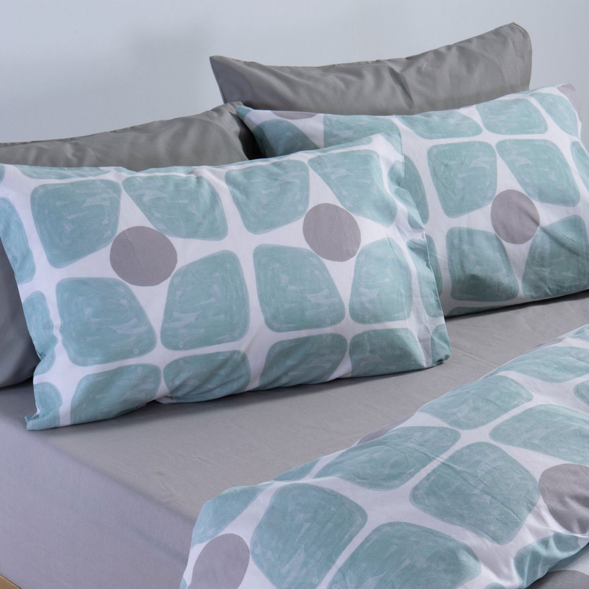 Σεντόνια King Size (Σετ) Nef-Nef Homeware Casual Coreo Aqua Home Λευκά Είδη Κρεβατοκάμαρας Spitishop