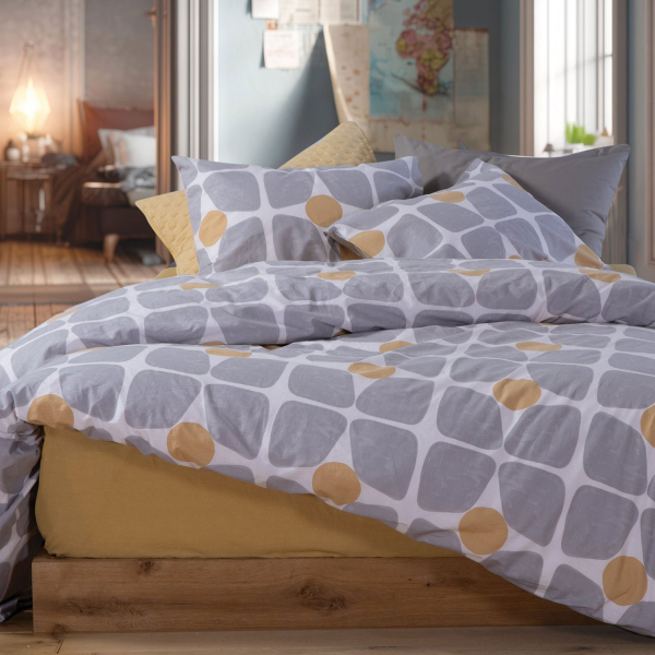 Σεντόνια King Size (Σετ) Nef-Nef Homeware Casual Coreo Yellow
