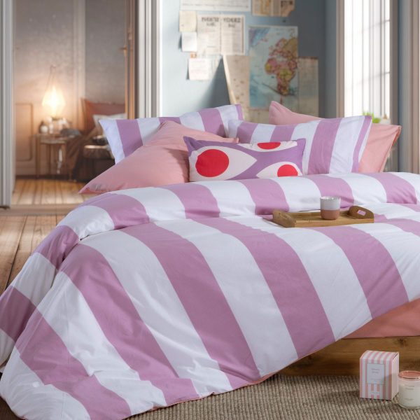 Σεντόνια King Size (Σετ) Nef-Nef Homeware Casual Vertia Mauve