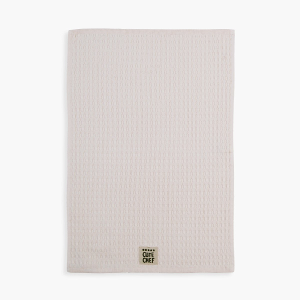 Ποτηρόπανο Πικέ (45x68) Nef-Nef Homeware Cute Chef Ecru