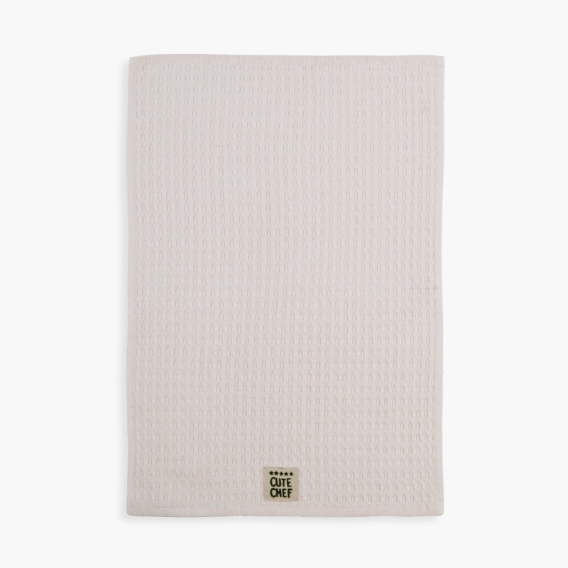 Ποτηρόπανο Πικέ (45x68) Nef-Nef Homeware Cute Chef Ecru