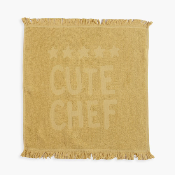 Πετσέτα Κουζίνας Φροτέ (50x50) Nef-Nef Homeware Cute Chef Yellow