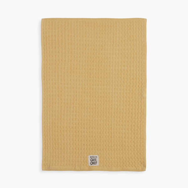 Ποτηρόπανο Πικέ (45x68) Nef-Nef Homeware Cute Chef Yellow