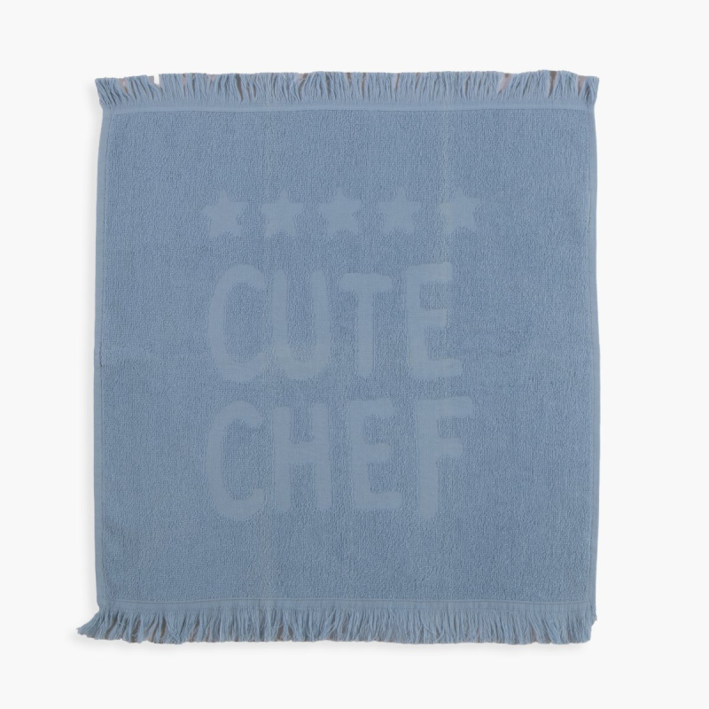 Πετσέτα Κουζίνας Φροτέ (50x50) Nef-Nef Homeware Cute Chef L.Blue