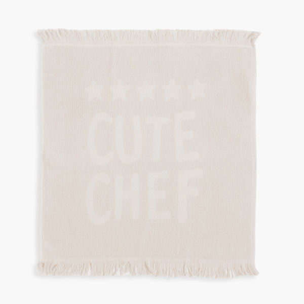Πετσέτα Κουζίνας Φροτέ (50x50) Nef-Nef Homeware Cute Chef Ecru