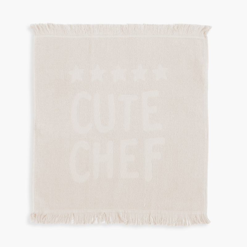 Πετσέτα Κουζίνας Φροτέ (50x50) Nef-Nef Homeware Cute Chef Ecru