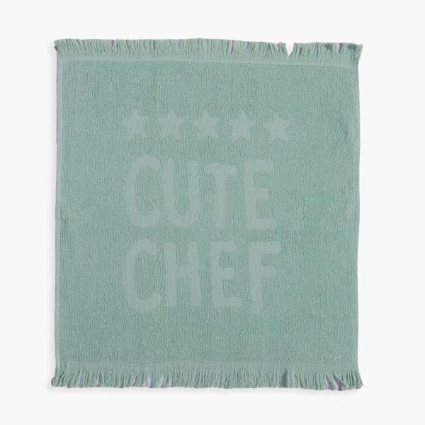 Πετσέτα Κουζίνας Φροτέ (50x50) Nef-Nef Homeware Cute Chef Mint
