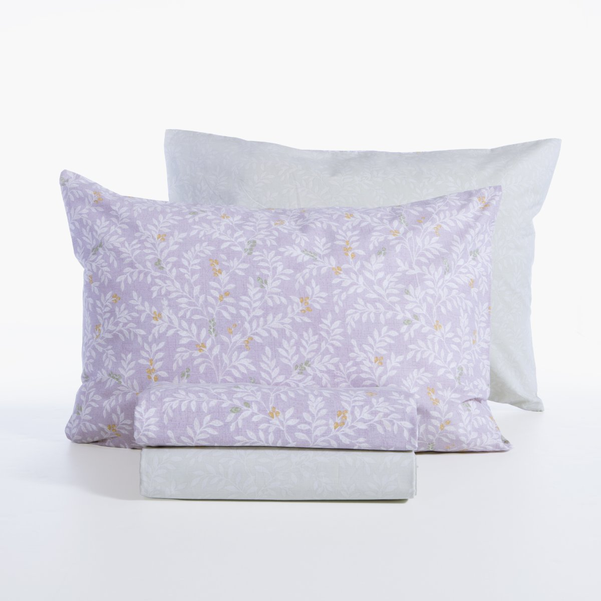 Σεντόνια Διπλά (Σετ) Nef-Nef Homeware Smart Cylia Lilac Home Λευκά Είδη Κρεβατοκάμαρας Spitishop
