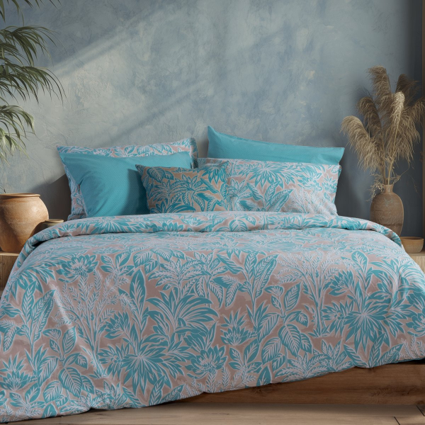 Σεντόνια Διπλά (Σετ) Nef-Nef Homeware Blue Charisma Blue