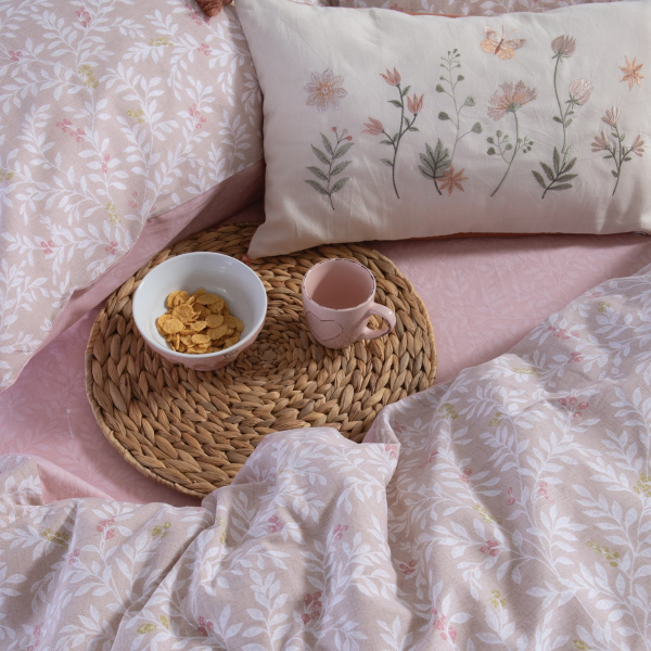 Σεντόνια Διπλά (Σετ) Nef-Nef Homeware Smart Cylia Beige