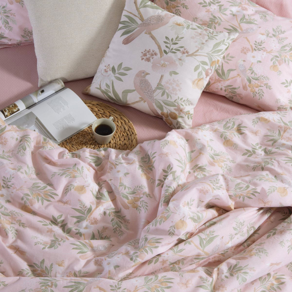 Σεντόνια Διπλά (Σετ) Nef-Nef Homeware Smart Dreamel Pink