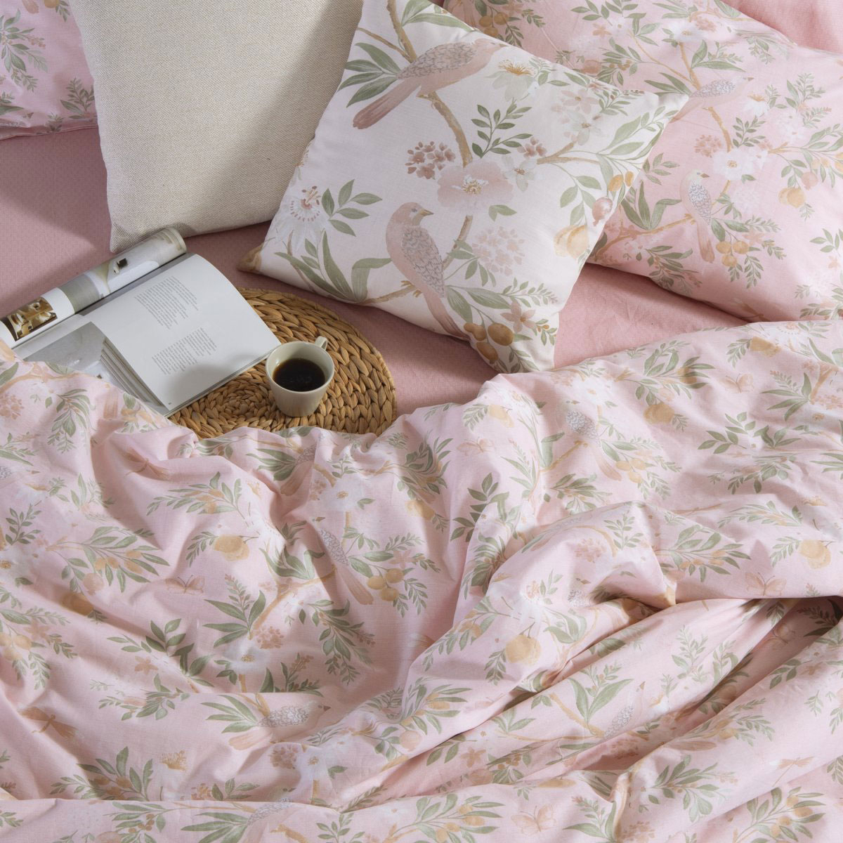Σεντόνια Διπλά (Σετ) Nef-Nef Homeware Smart Dreamel Pink Home Λευκά Είδη Κρεβατοκάμαρας Spitishop