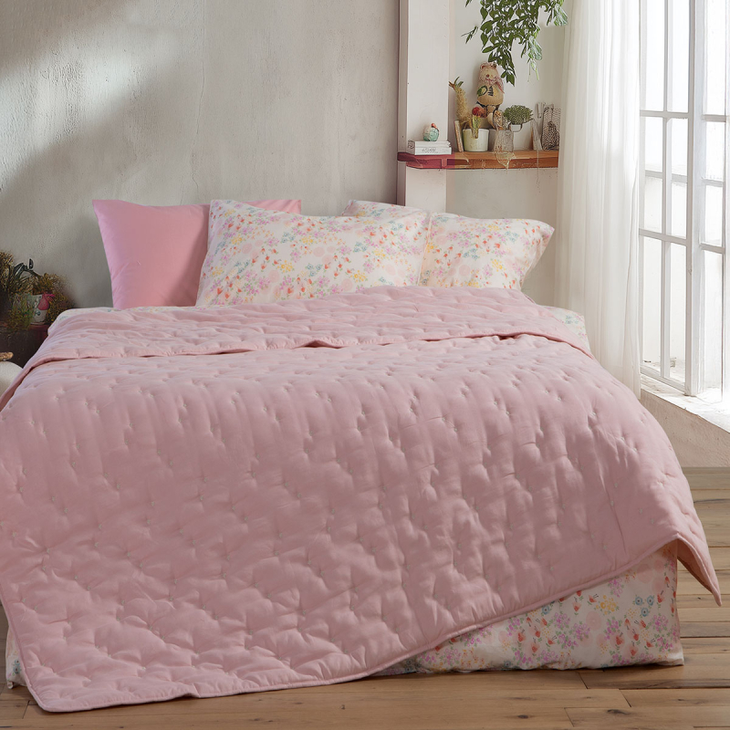 Κουβερλί Ημίδιπλο (180x240) Nef-Nef Homeware Special Flower