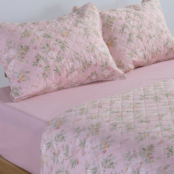 Κουβερλί Ημίδιπλο (180x240) Nef-Nef Homeware Dreamel Pink