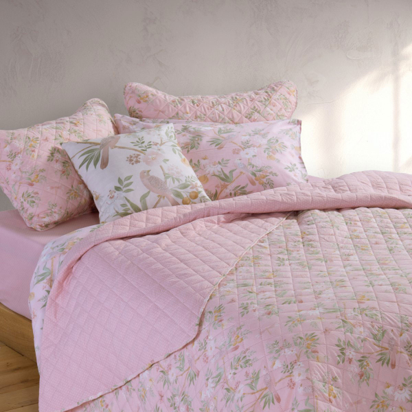 Κουβερλί Ημίδιπλο (180x240) Nef-Nef Homeware Dreamel Pink