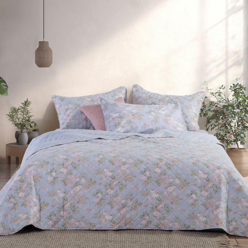 Κουβερλί Υπέρδιπλο (230x240) 2 Όψεων Nef-Nef Homeware Dreamel Blue