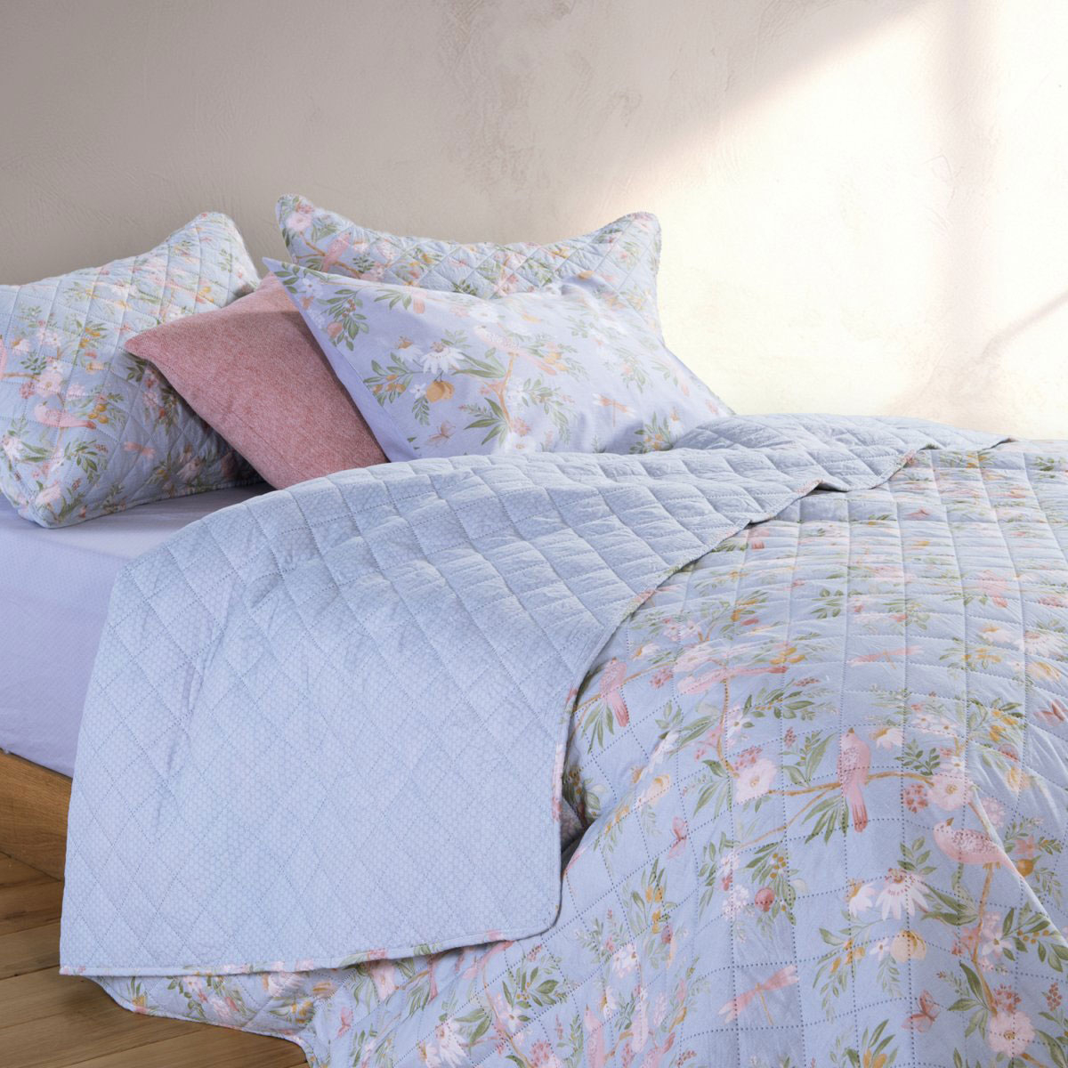 Κουβερλί Υπέρδιπλο (230X240) 2 Όψεων Nef-Nef Homeware Dreamel Blue Home Λευκά Είδη Κρεβατοκάμαρας Υπέρδιπλα Spitishop