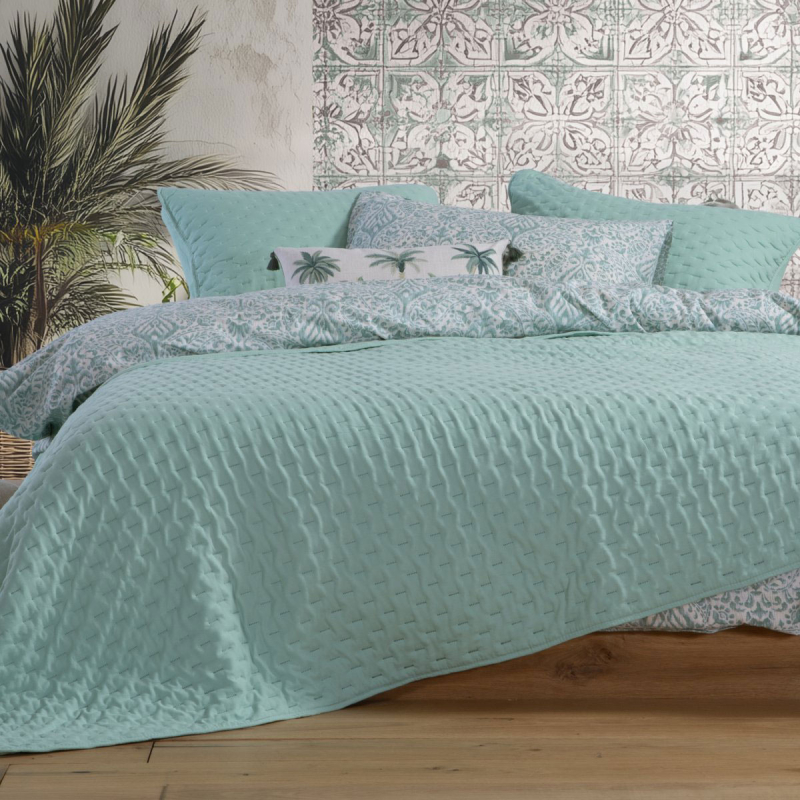 Κουβερλί Ημίδιπλο (180x240) Nef-Nef Homeware Adelle Green