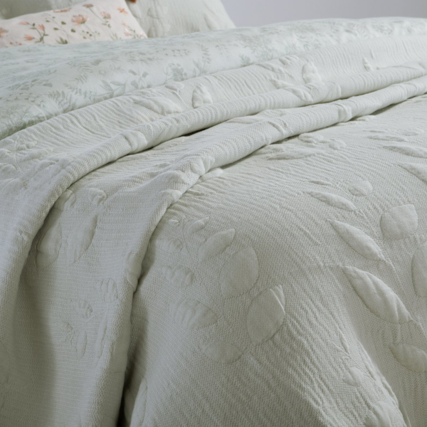 Κουβερλί Υπέρδιπλο (230x240) Nef-Nef Premium Emily Mint