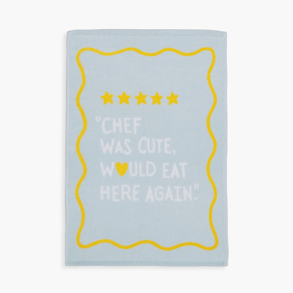 Πετσέτα Κουζίνας (40x60) Nef-Nef Homeware Chef Was Cute Cyan