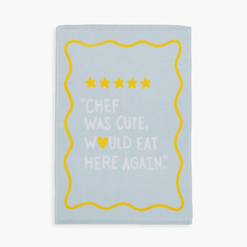 Πετσέτα Κουζίνας (40x60) Nef-Nef Homeware Chef Was Cute Cyan