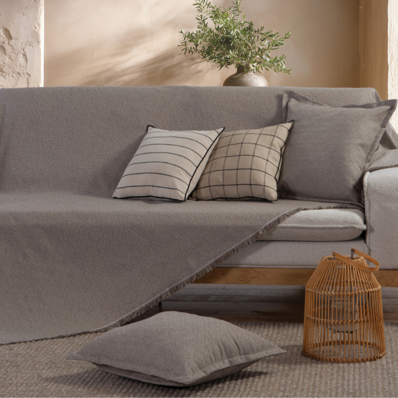 Ριχτάρι Πολυθρόνας (170x180) Nef-Nef Homeware Loen Grey