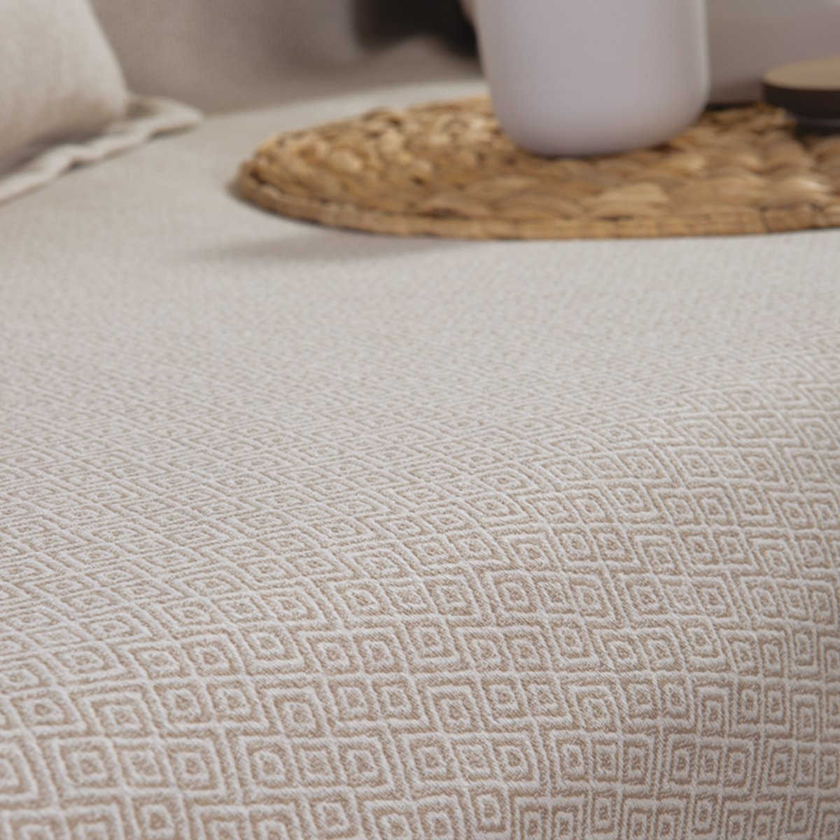 Ριχτάρι Καναπέ Διθέσιου (170X250) Nef-Nef Homeware Loen Beige Home Λευκά Είδη Σαλονιού Ριχτάρια Spitishop