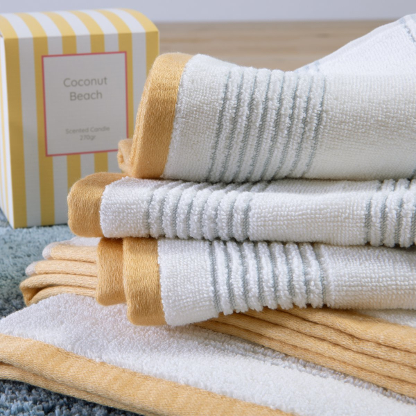 Πετσέτα Προσώπου (50x90) Nef-Nef Homeware Vertia Blue 550gsm