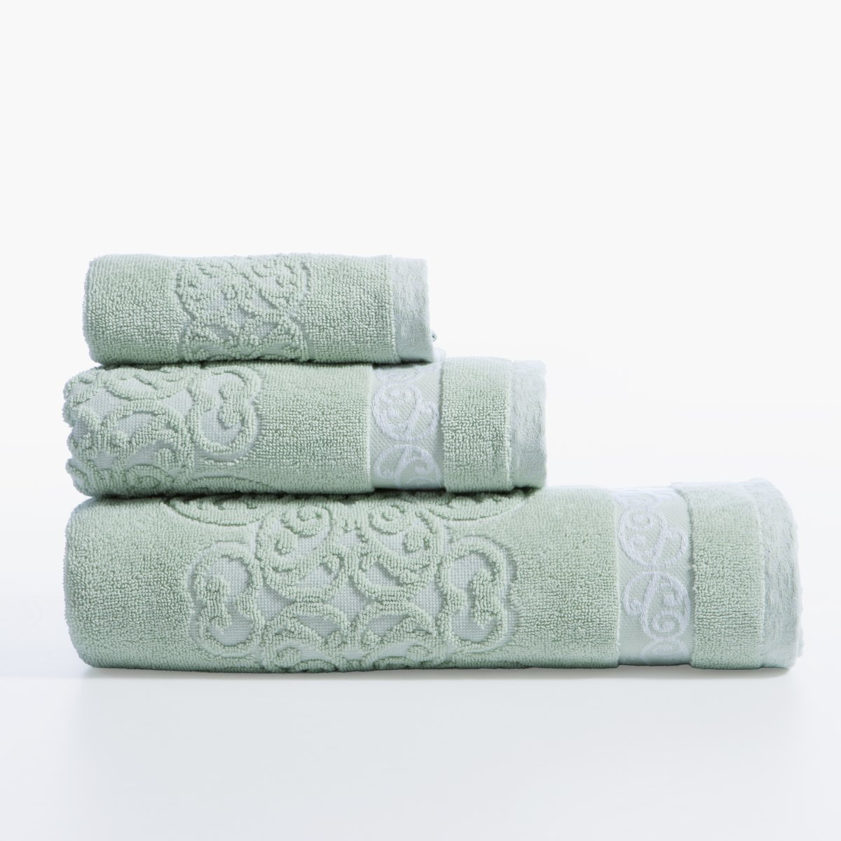 Πετσέτα Προσώπου (50X90) Nef-Nef Homeware Zaphira Mint 550Gsm Home Λευκά Είδη Μπάνιου Πετσέτες Spitishop