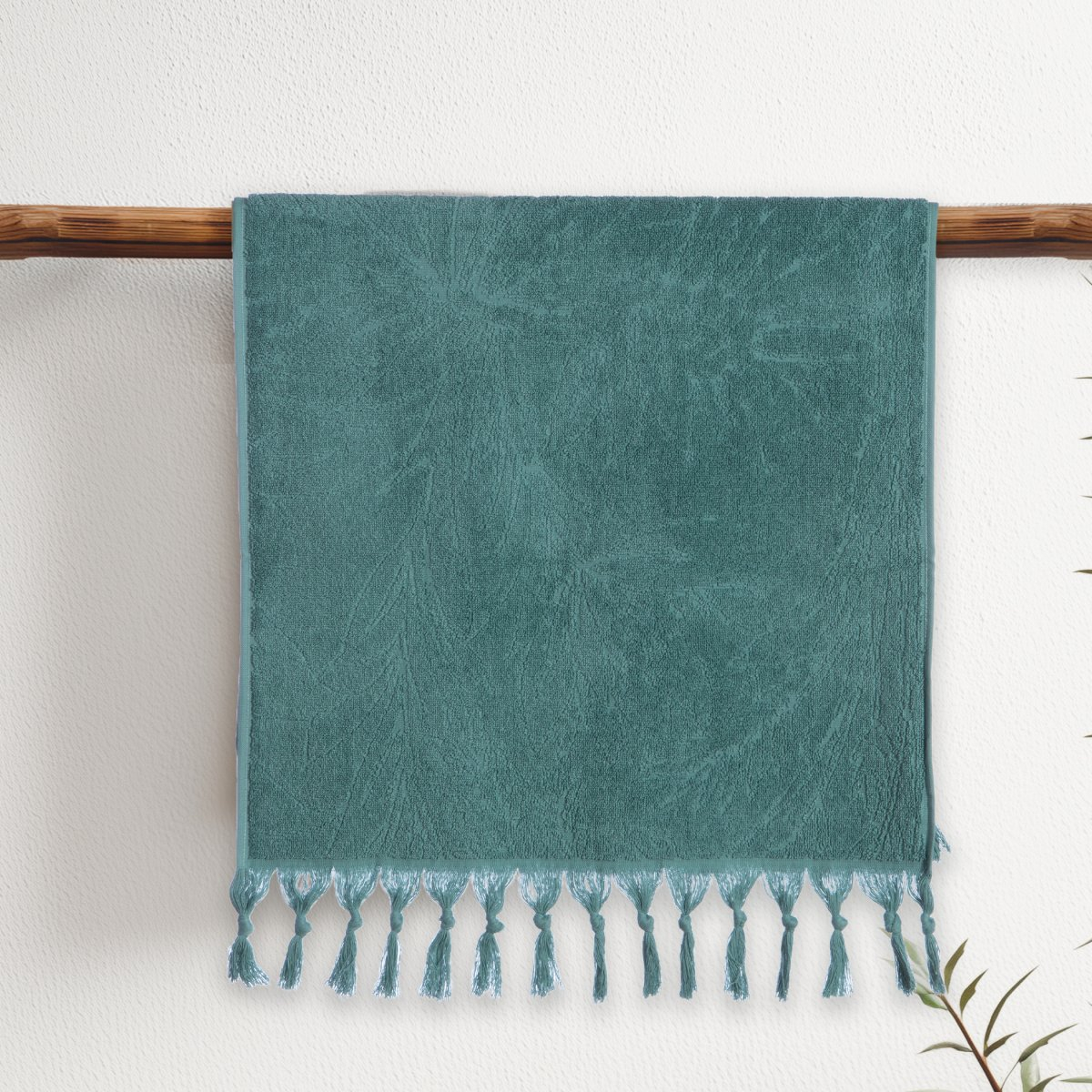 Πετσέτα Προσώπου (50X90) Nef-Nef Homeware Blue Charisma Green 550Gsm Home Λευκά Είδη Μπάνιου Πετσέτες Spitishop