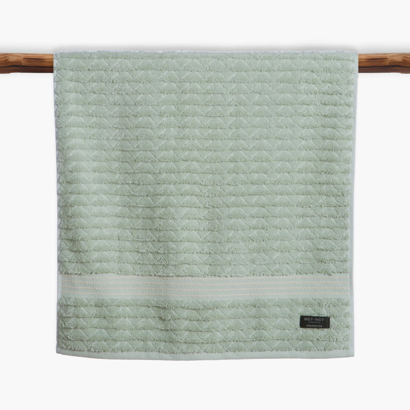 Πετσέτα Προσώπου (50x100) Nef-Nef Homeware Elements Elgyn Green 600gsm