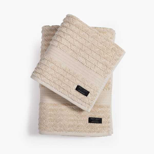 Πετσέτα Σώματος (80x160) Nef-Nef Homeware Elements Elgyn Sand 600gsm