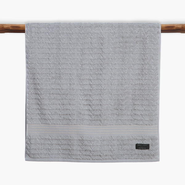 Πετσέτα Προσώπου (50x100) Nef-Nef Homeware Elements Elgyn Silver 600gsm