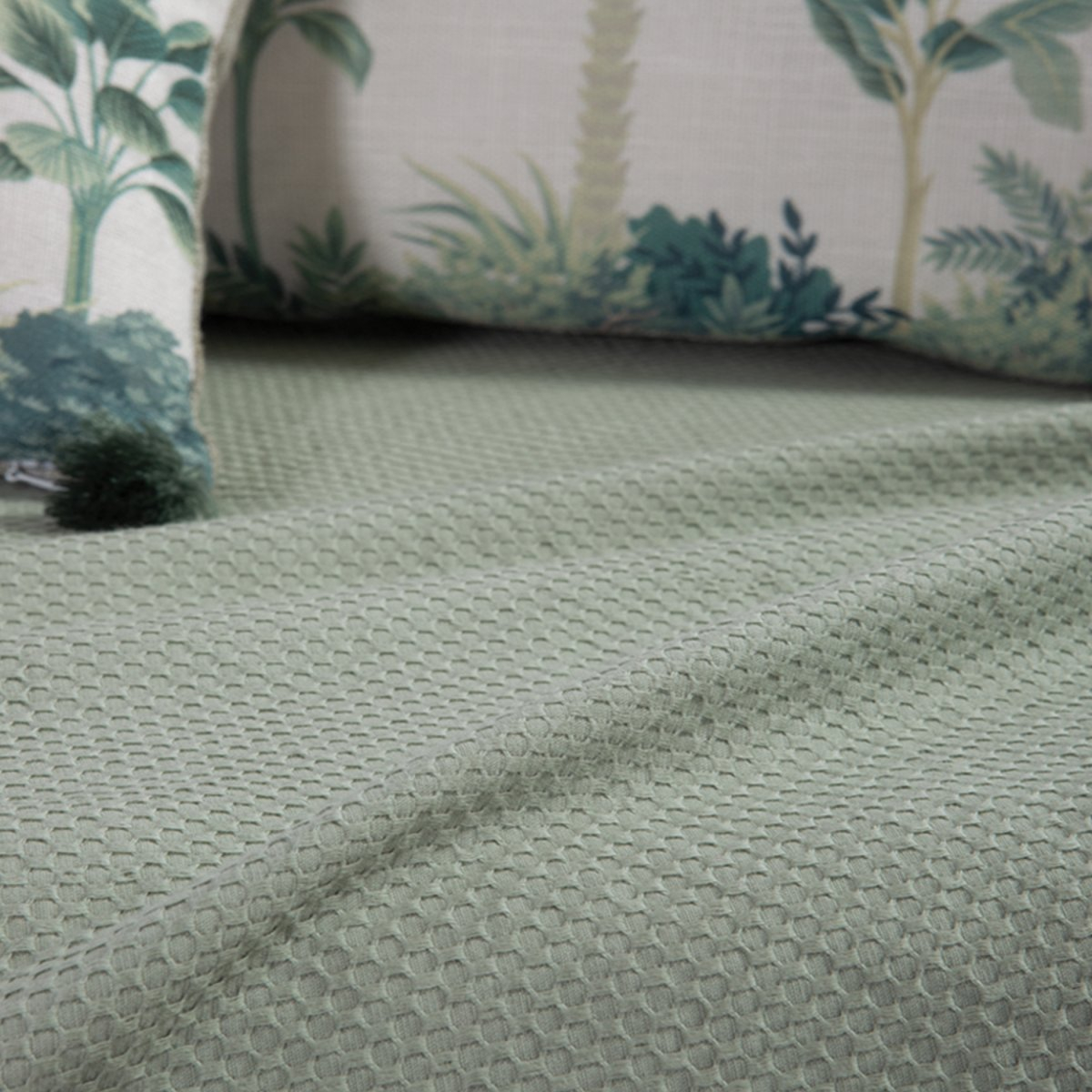 Ριχτάρι Καναπέ Τριθέσιου (180X300) Nef-Nef Homeware Betty Green Home Λευκά Είδη Σαλονιού Ριχτάρια Spitishop