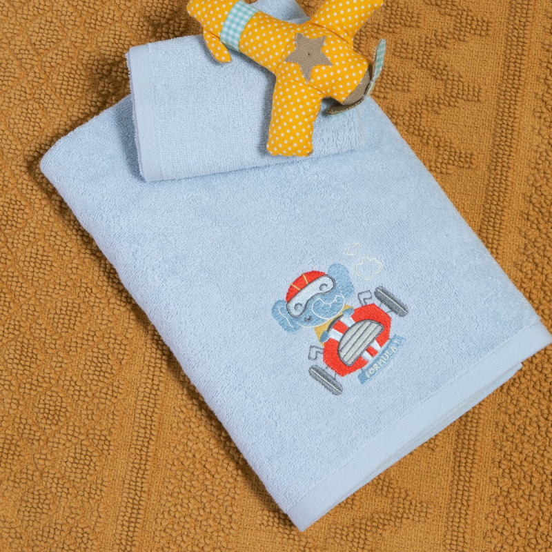 Παιδικές Πετσέτες (Σετ 2τμχ) Nef-Nef Homeware Super Boy 420gsm