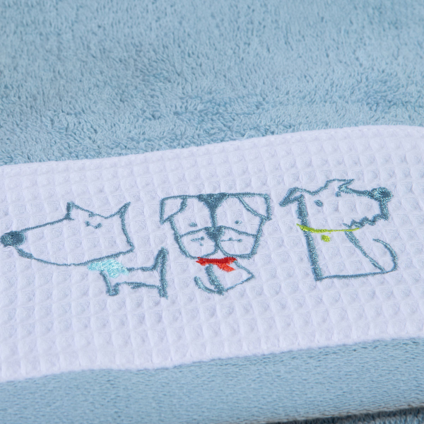 Παιδικές Πετσέτες (Σετ 2τμχ) Nef-Nef Homeware Dog Life 420gsm