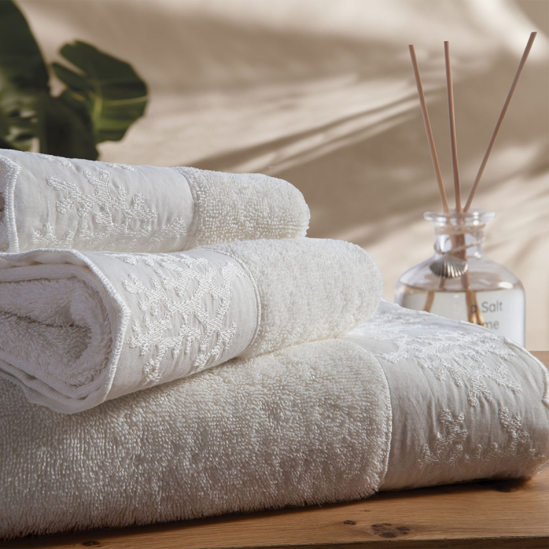 Πετσέτες Μπάνιου (Σετ 3τμχ) Nef-Nef Homeware Serenity Calma Natural 500gsm