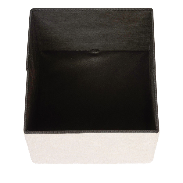 Σκαμπό Με Αποθηκευτικό Χώρο (38x38x38) A-S Soana Ivory 214227A